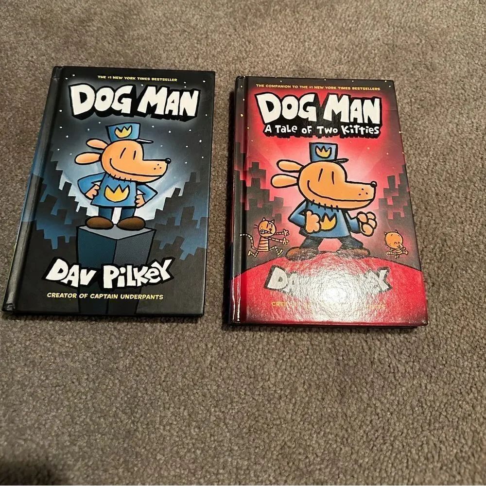 Dog Man comic books hard cover